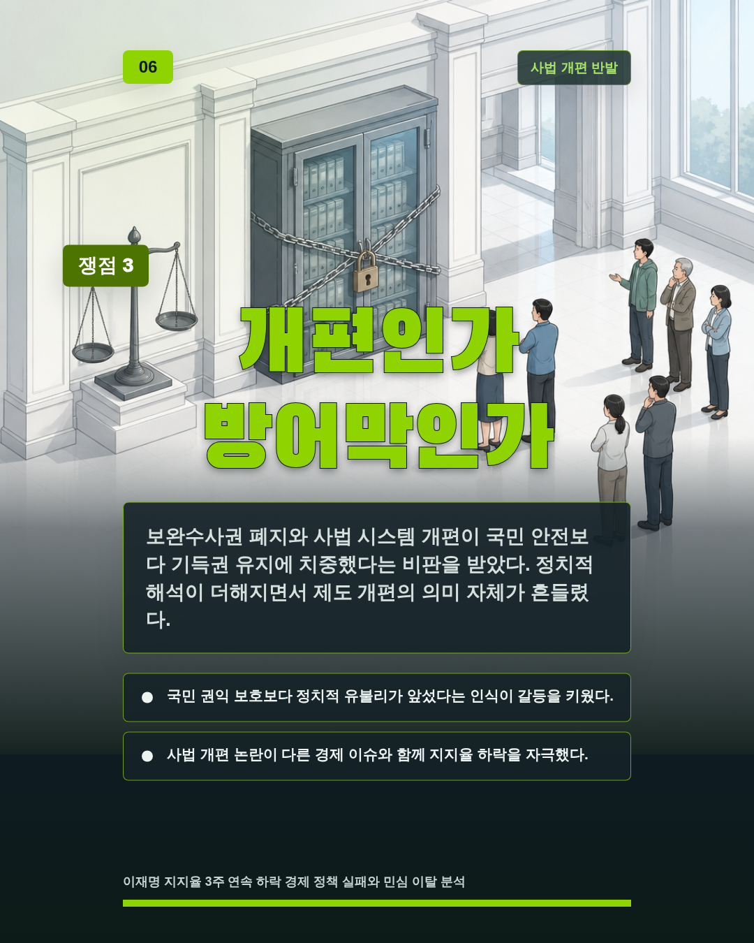 개편인가 방어막인가