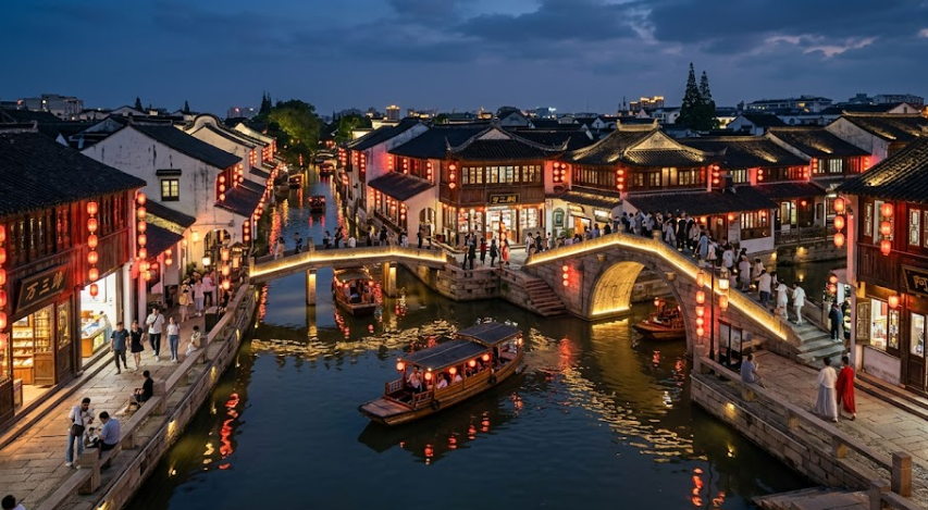 중국 저우좡(Zhouzhuang)