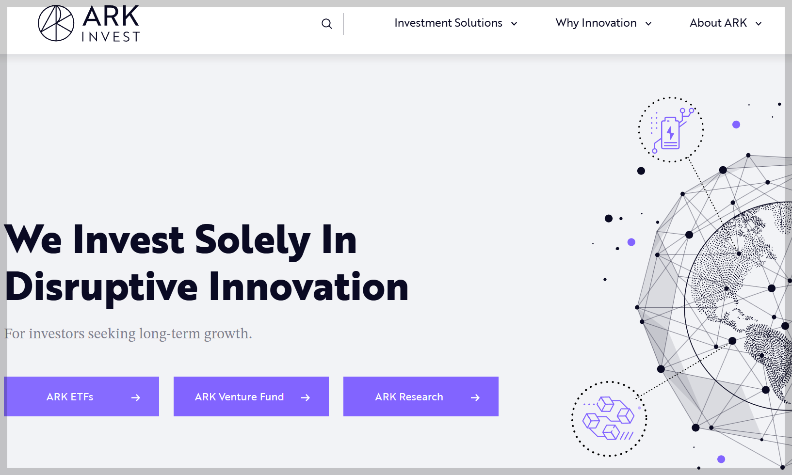 해외 로봇 ETF 대장주 5. ARKQ ETF
