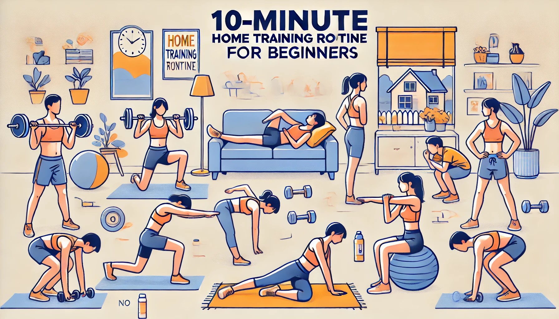 초보자를 위한 10분 홈트 다이어트 루틴