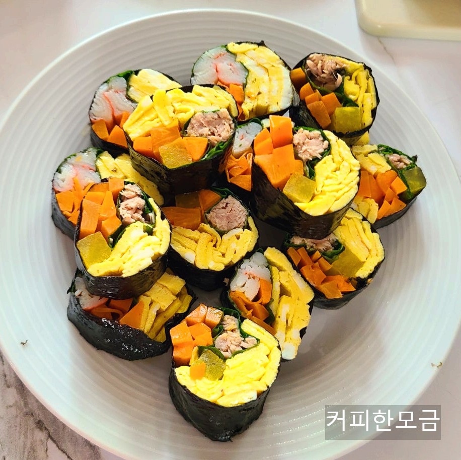 저탄수 식단 키토김밥 만들기