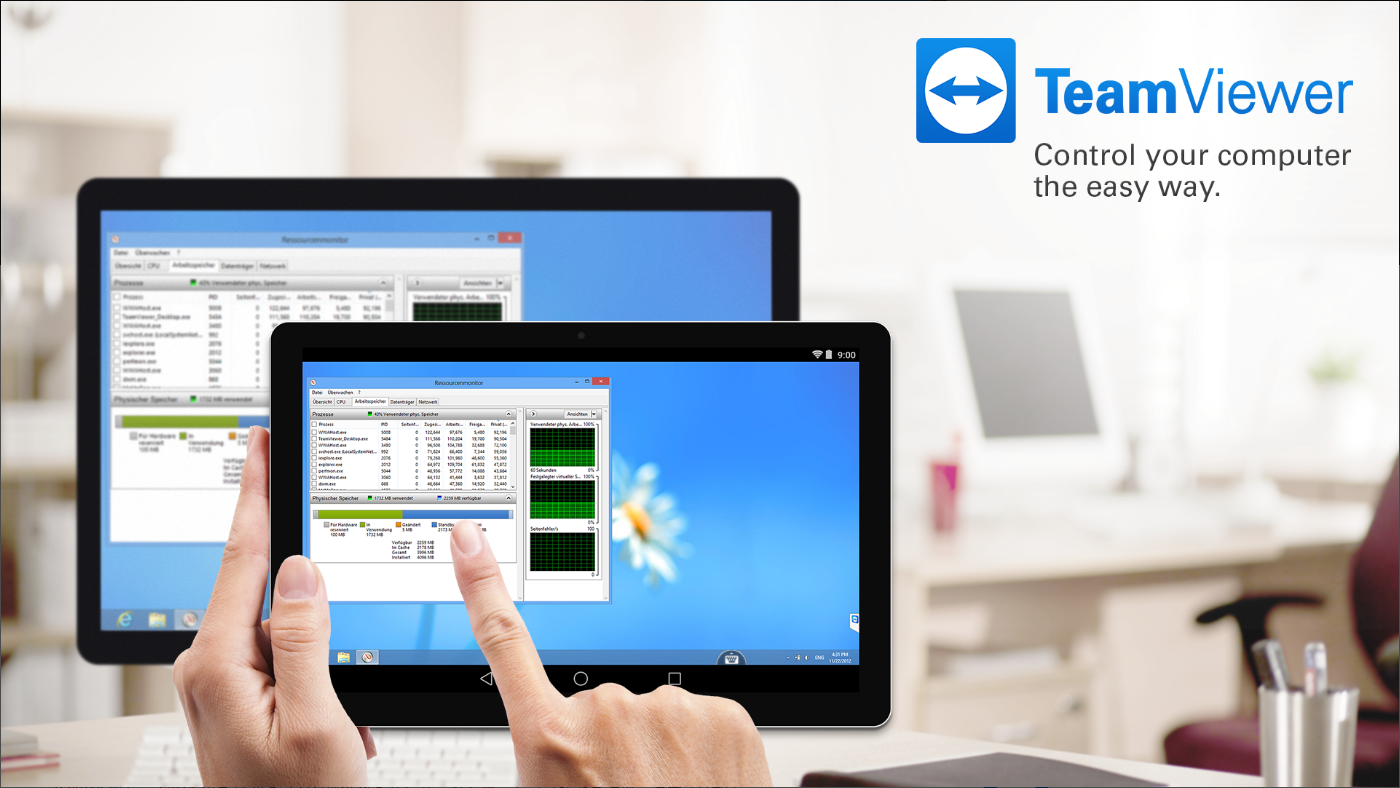 팀뷰어(TeamViewer), 컴퓨터(PC) 원격제어 시스템