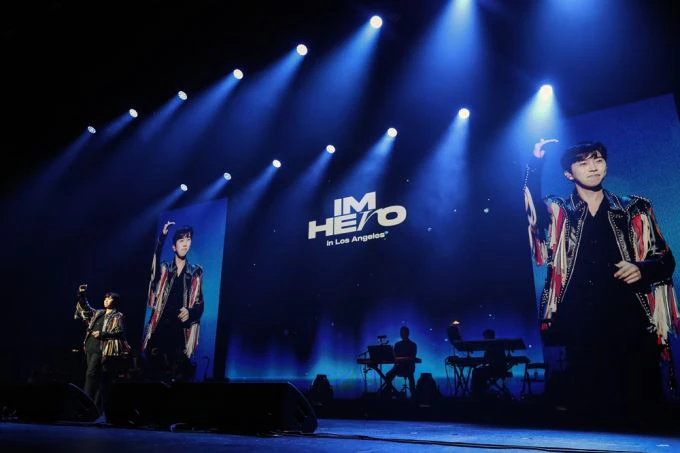 임영웅 아임 히어로 더 파이널 공연 모습