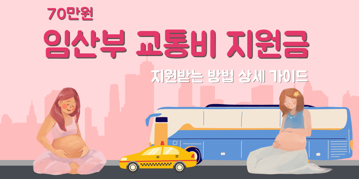 임산부 교통비 지원금 신청방법 상세 가이드