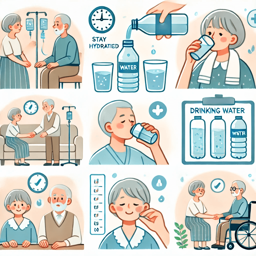 어르신 물 섭취량