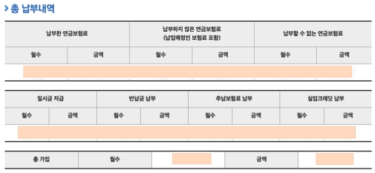 국민연금-납부액-조회