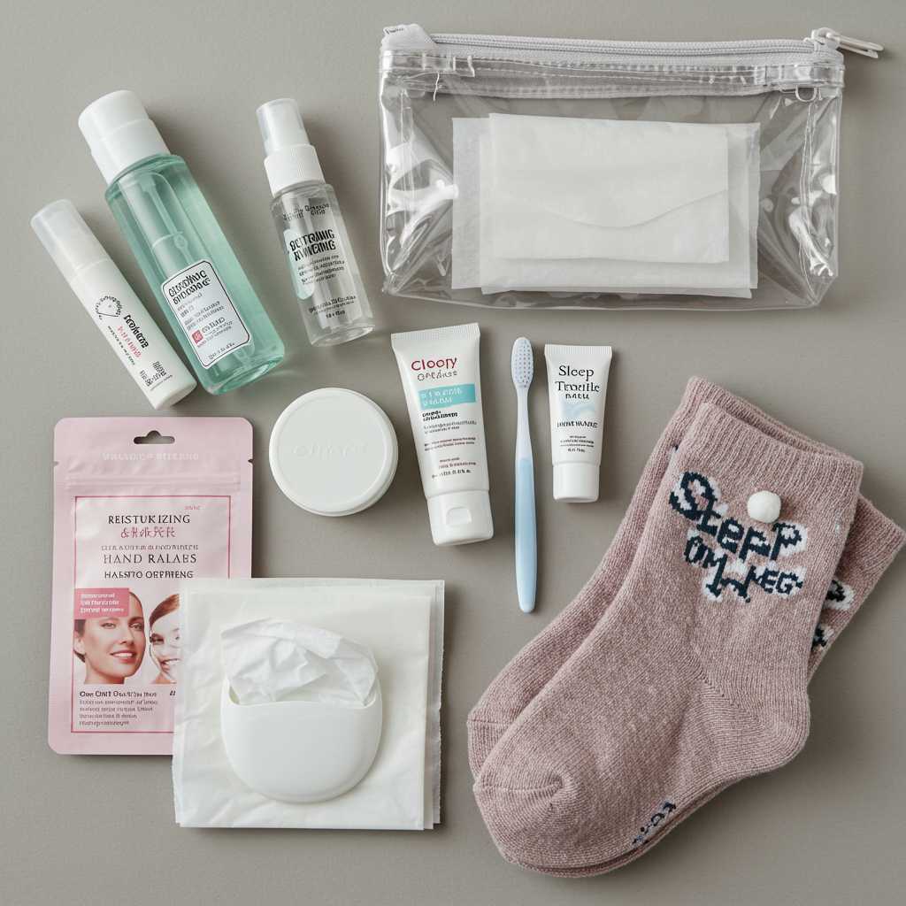 건조한 기내 환경을 이겨낼 보습 및 위생 용품