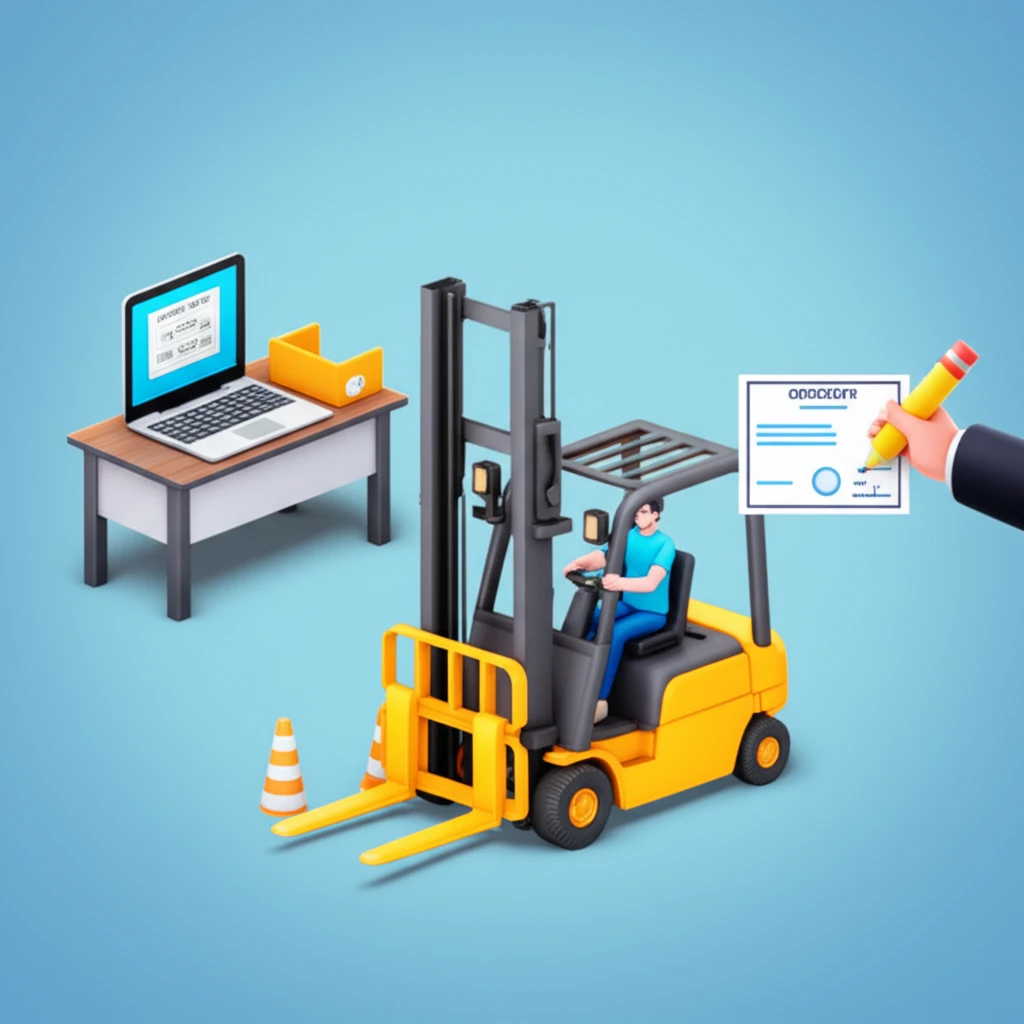 초보도 가능한 지게차 면허 취득 핵심..