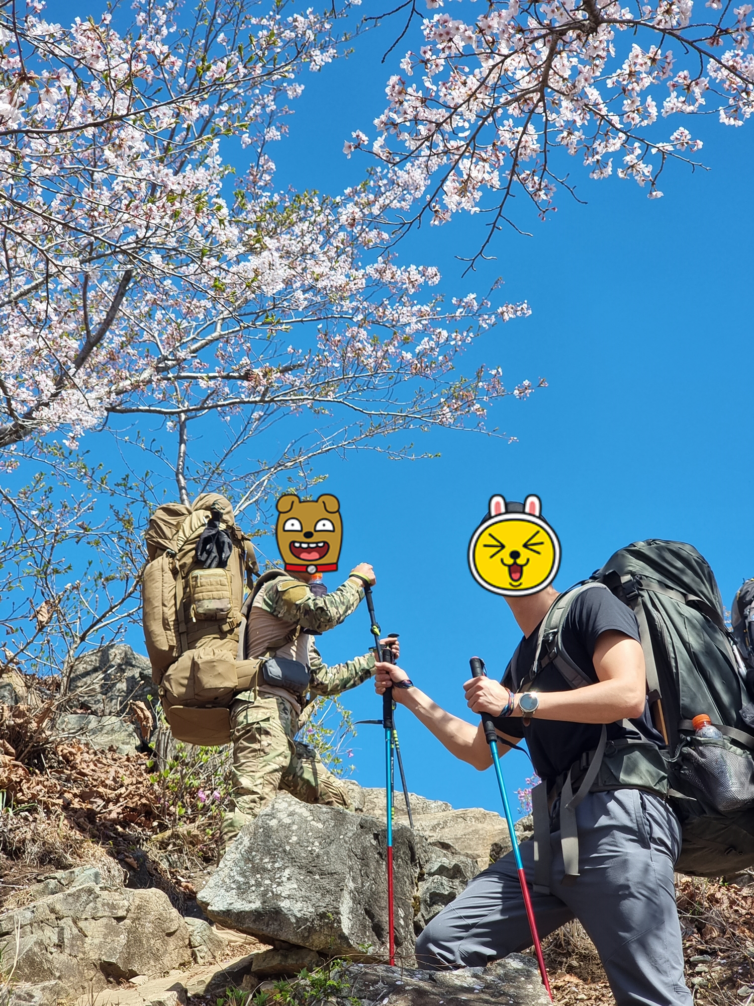 얼굴을 가려서 아쉽지만 이 사진 진짜 잘 나왔음!