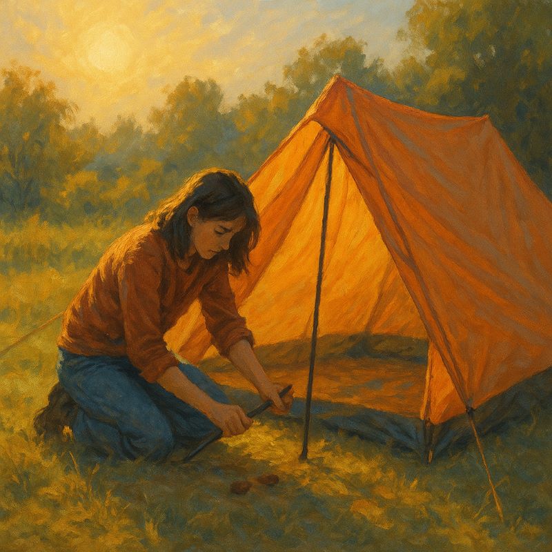 텐트 치는 꿈 해몽 - 마음의 임시 거처를 짓다