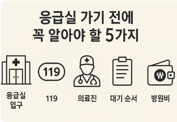 응급실 방문 전 알아야 할 5가지 정보