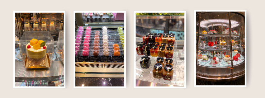 케익과 마카롱, 수제쨈 이미지