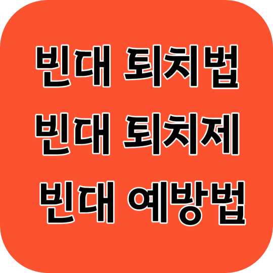 빈대 퇴치법