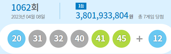 로또 당첨 번호