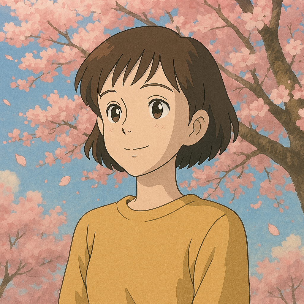 지브리 스타일 프사