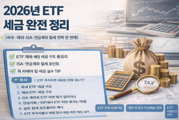 ISA 계좌 ETF (세금 구조, 담을 상품, 무한루프 전략) 이미지