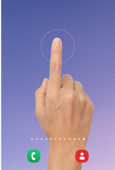 방법 1: 홈화면 빈 공간 길게 누르기