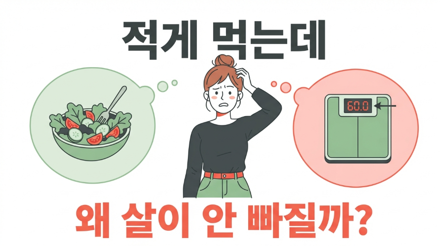 적게 먹는데 왜 살은 안 빠질까