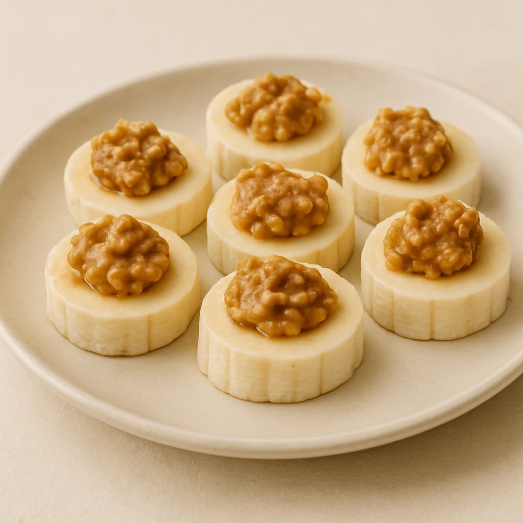 땅콩버터 음식 궁합 - 바나나