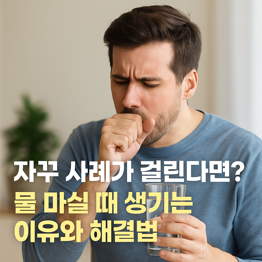 사례 걸리는 모습