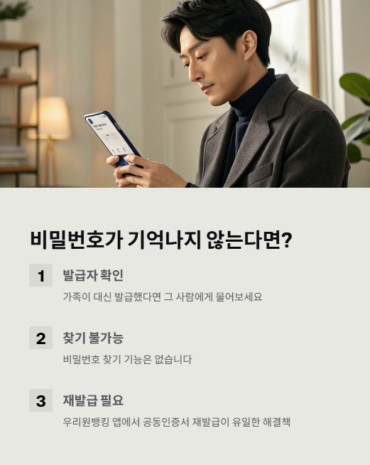 비밀번호가 기억나지 않는다면?