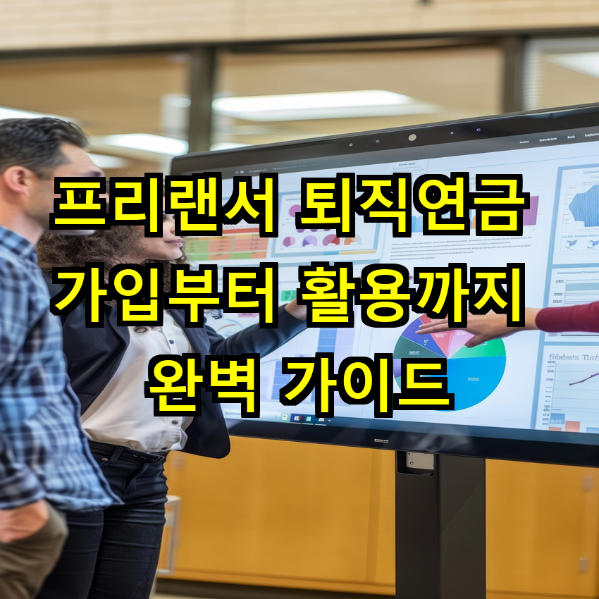 프리랜서 퇴직연금 가입부터 활용까지 완벽 가이드