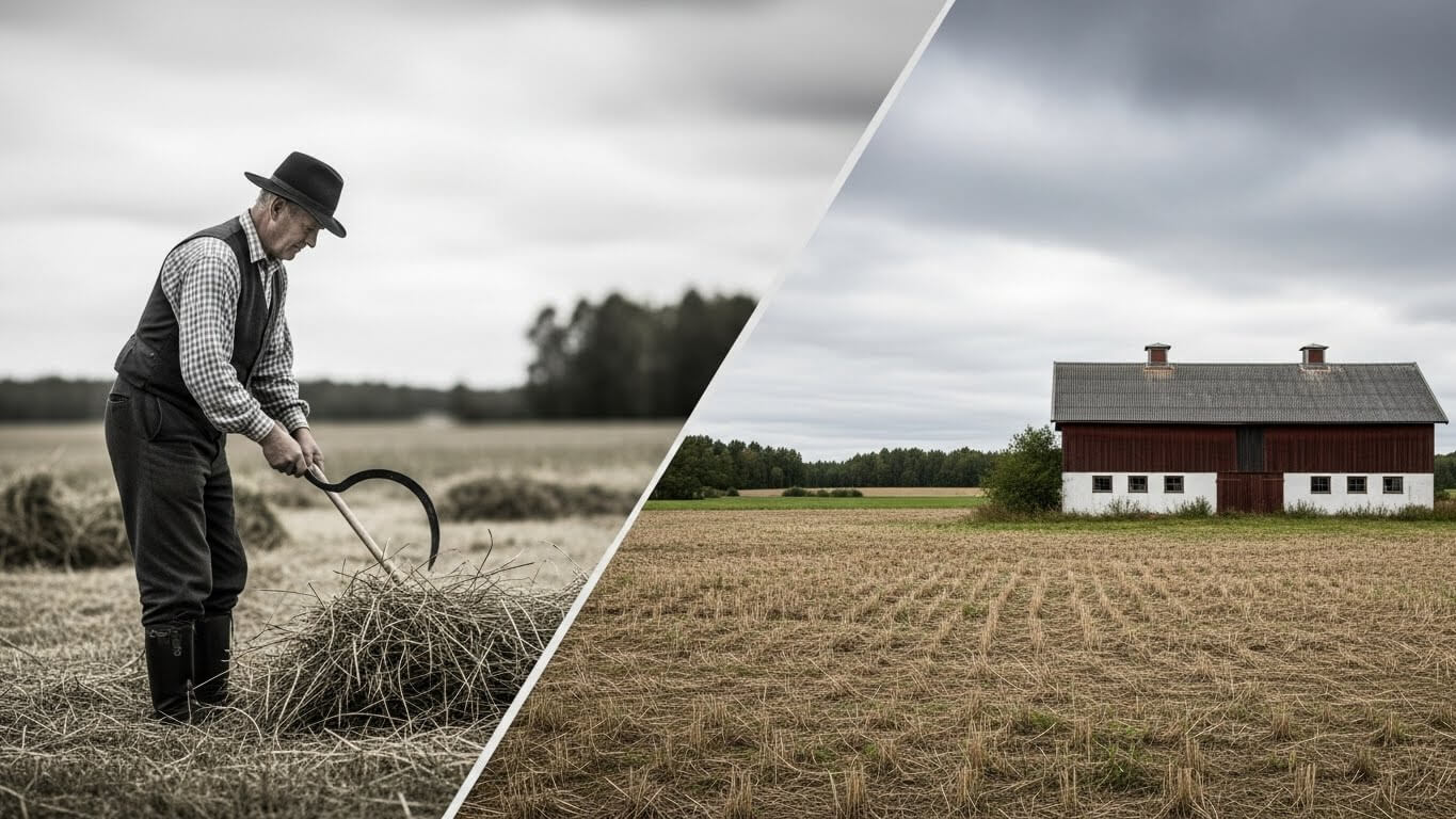 북유럽에서 사라진 농경 관련 직업 비교 관련 사진