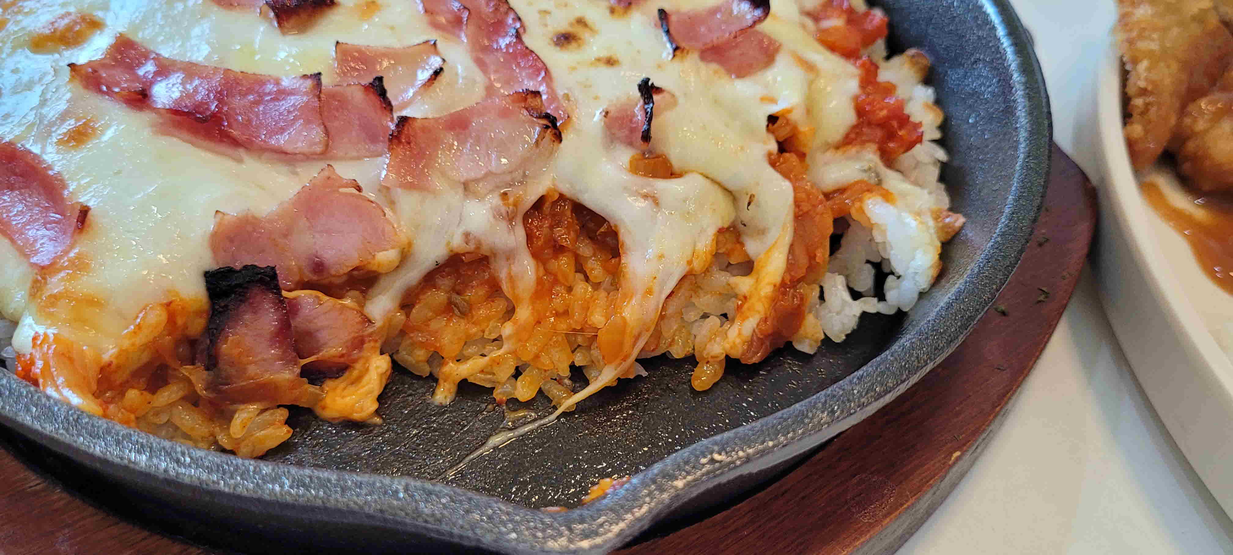 김치 베이컨 치즈밥2