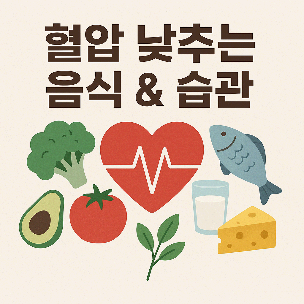 혈압 낮추는 음식 &amp; 습관 — 최신 정보로 건강 챙기기