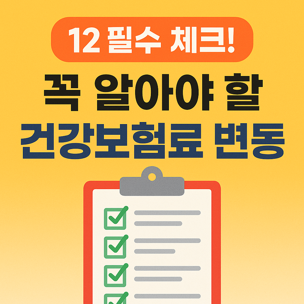 건강보험료 변동