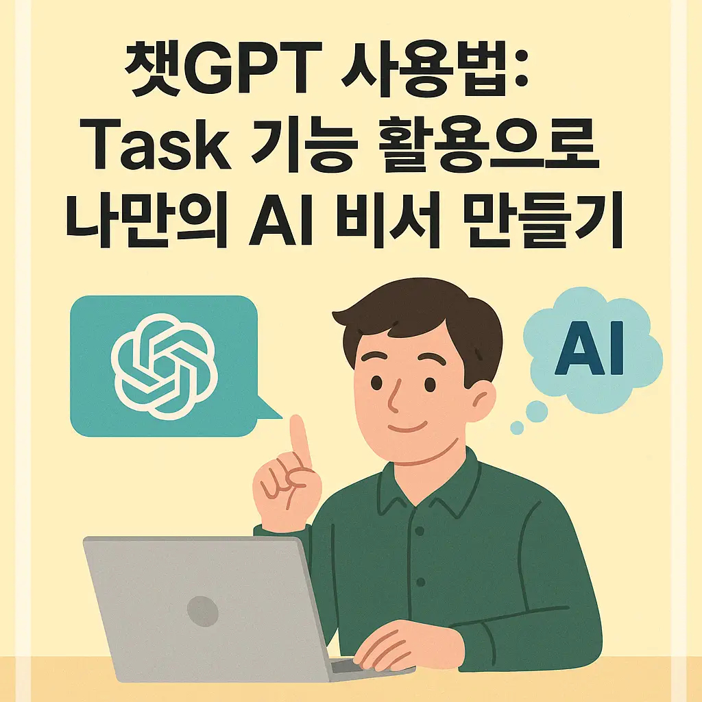 챗GPT사용법-Task기능-AI비서