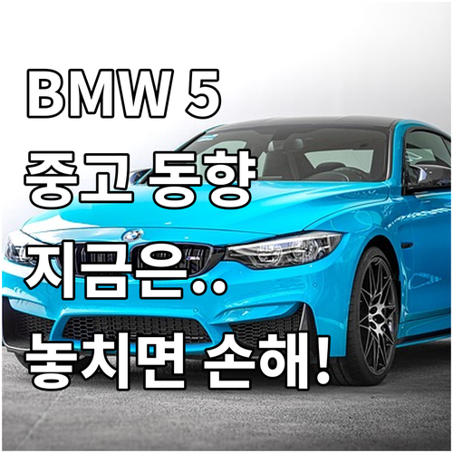 BMW 5시리즈 중고차 시장의 초기 ..