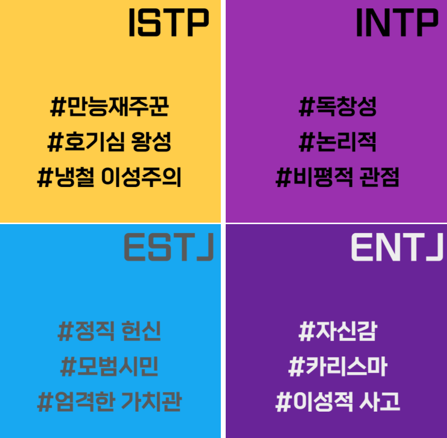 mbti-성격-유형검사-무료검사