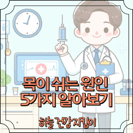 목이 쉬는 원인 5가지 알아보기