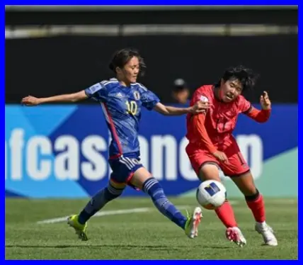 한국 일본 여자 축구 하이라이트