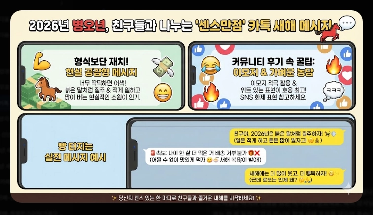 2026년 새해 카톡 메시지 완벽 가이드