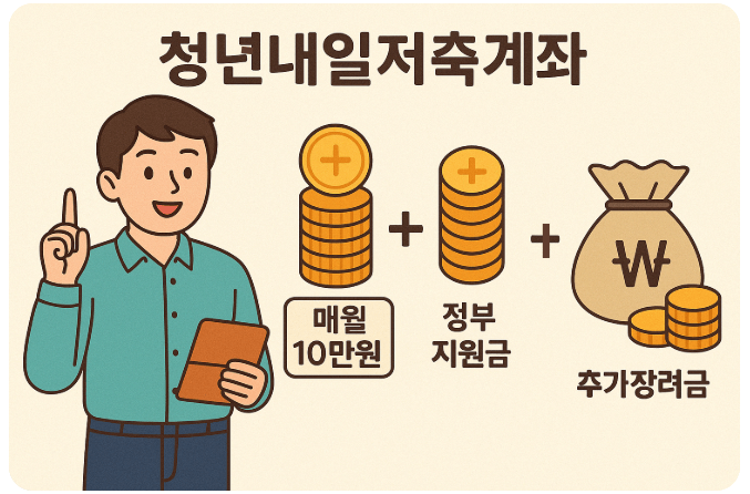 청년내일저축계좌 지원금 그림