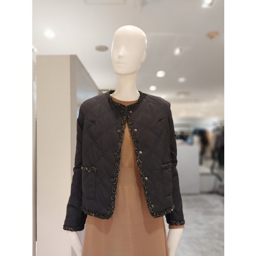 GGPX 트위드배색 퀼팅 경량패딩점퍼 GMZADU967F LE1212022128