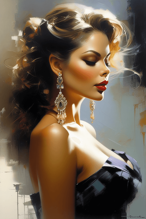 Playground AI로 생성한 그림(1) - 키스