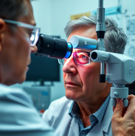 백내장 검사 사진