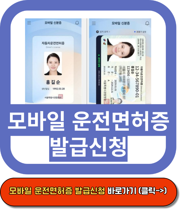 모바일 운전면허증, 안전운전통합민원 홈페이지