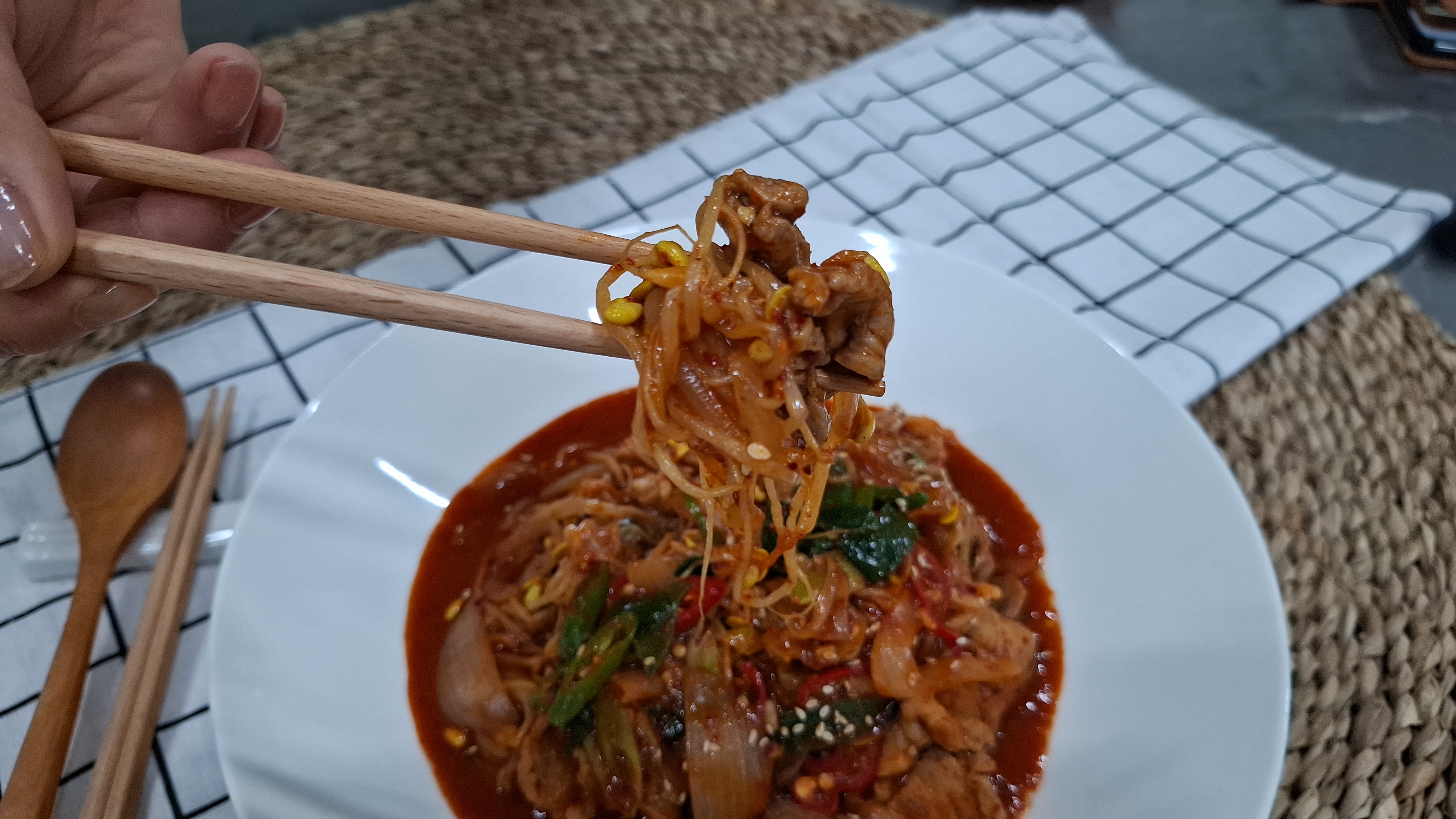 돼콩찜 돼지고기콩나물찜