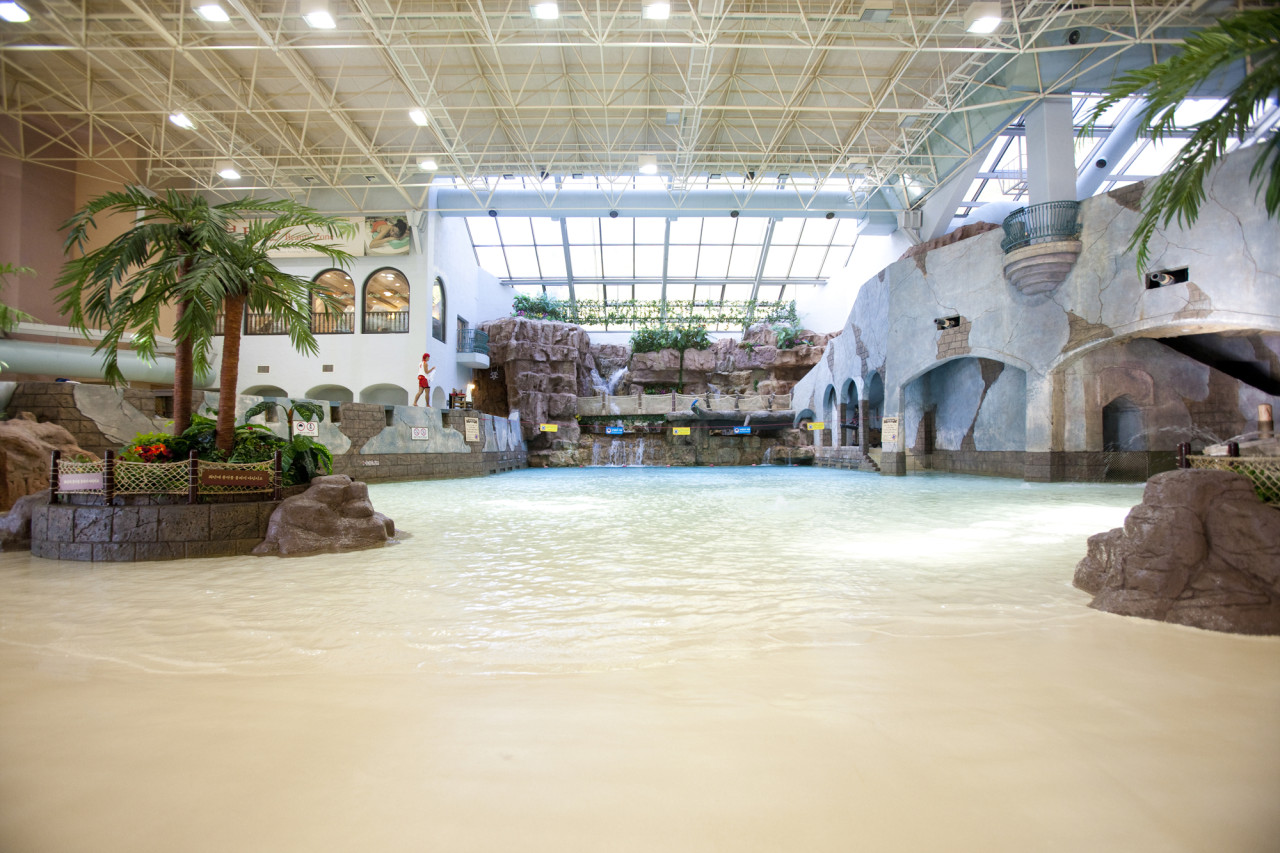 캐리비안베이 실내 풀장 이미지
