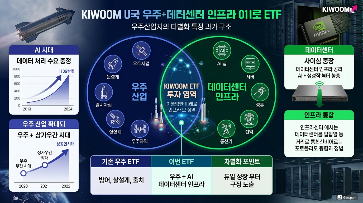KIWOOM 미국우주데이터센터인프라 ETF란?