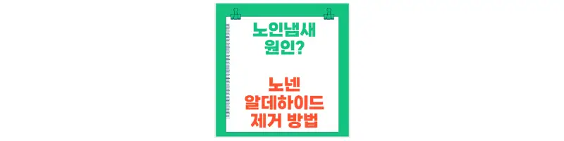 문구(노인냄새 원인? 노넨알데하이드 제거 방법)-썸네일