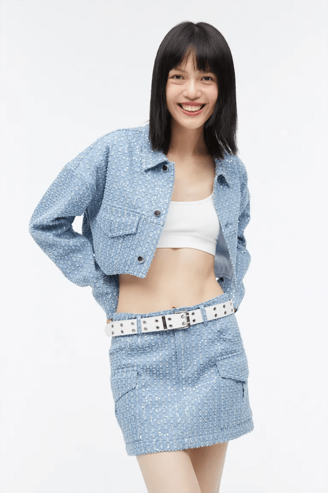 H&M 데님 자켓