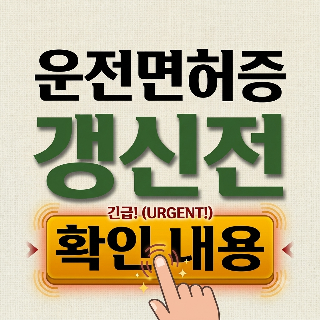 2026 운전면허증 갱신 기간 운전면허증 신청방법 핵심 정리