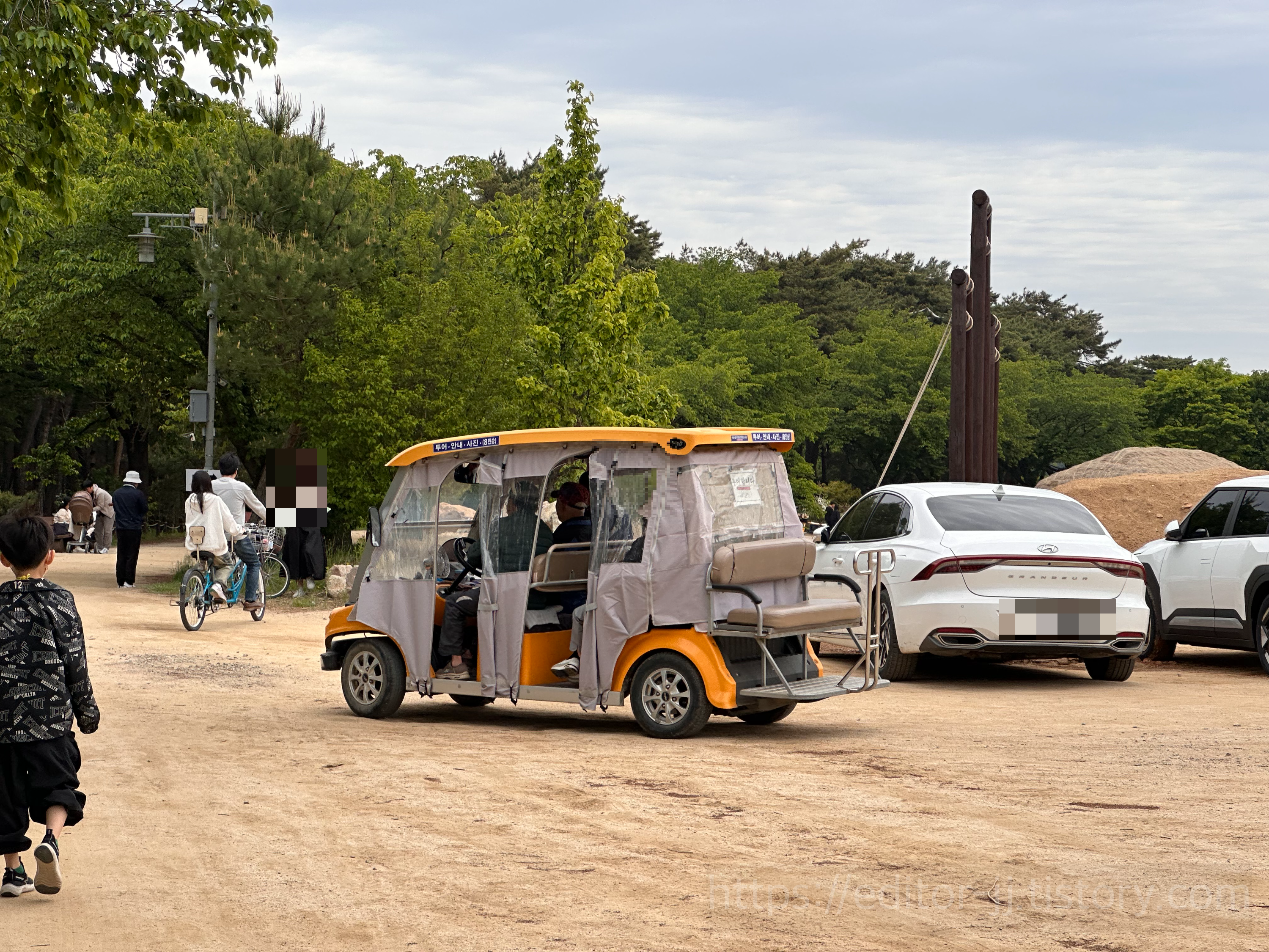 안동하회마을 투어 카트