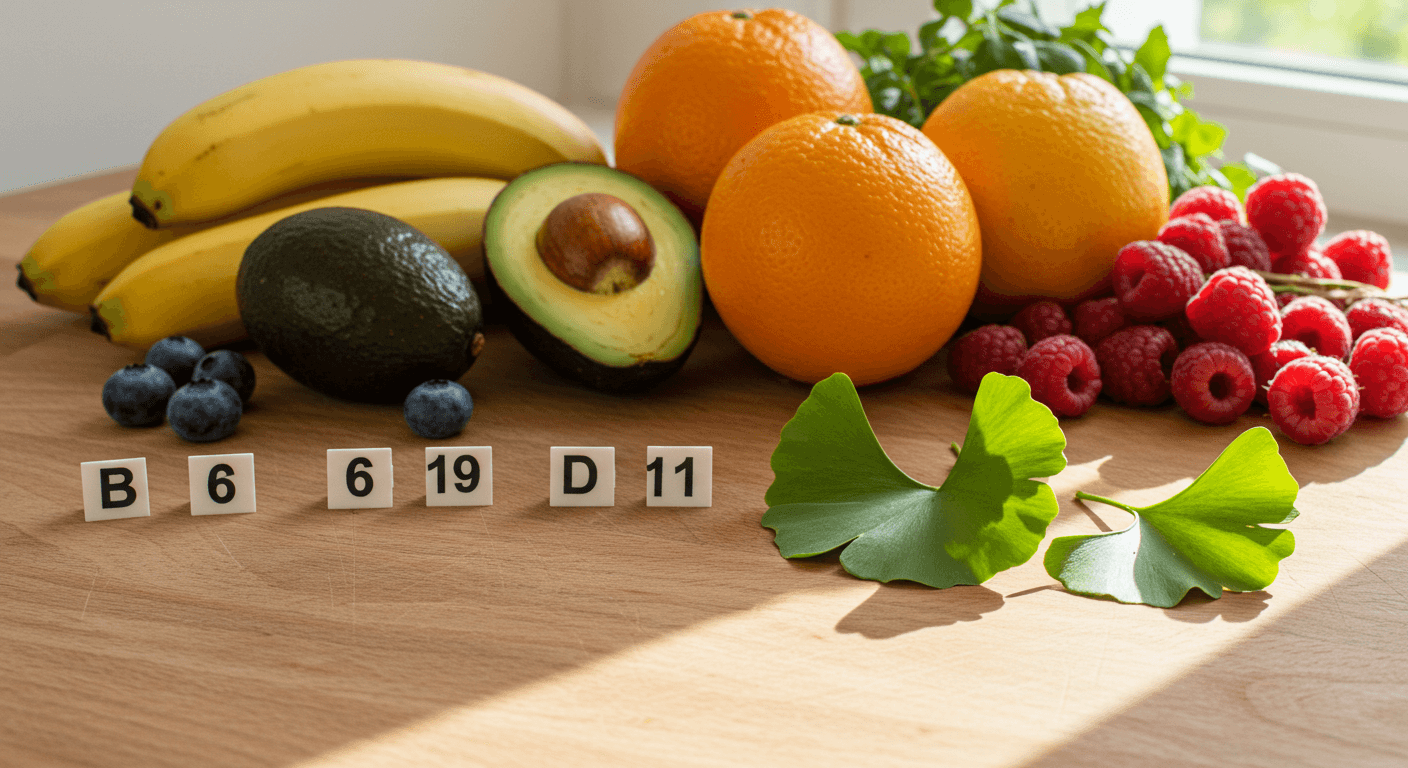 이명에 좋은 비타민과 혈류 개선 성분