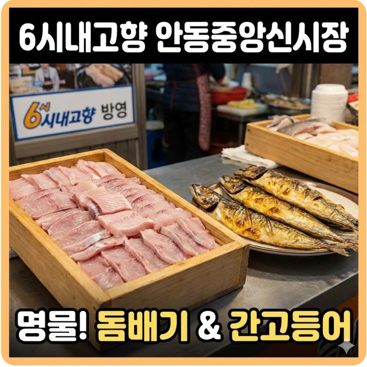 6시내고향 안동 중앙신시장 돔배기와 간고등어 썸네일